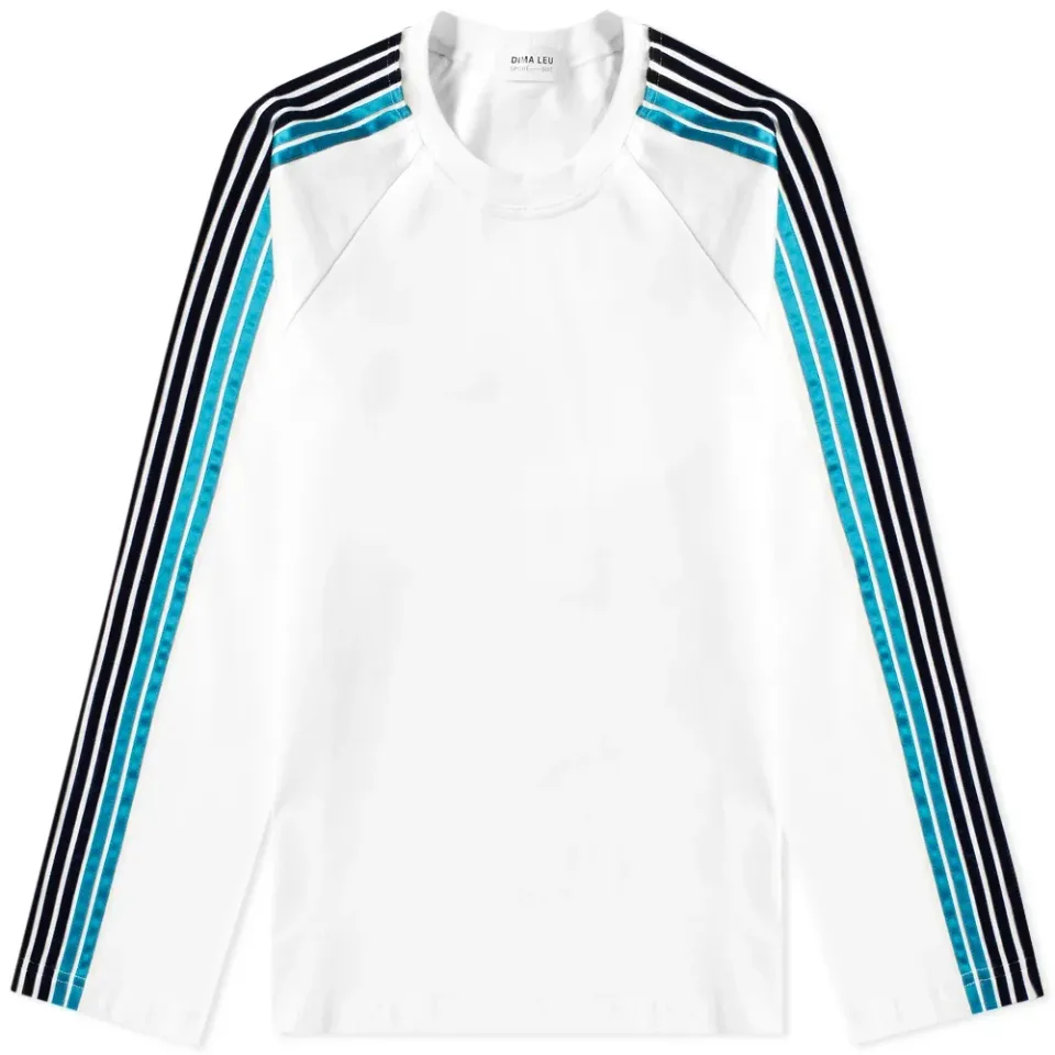 Long Sleeve Jersey Raglan Stripe Tee