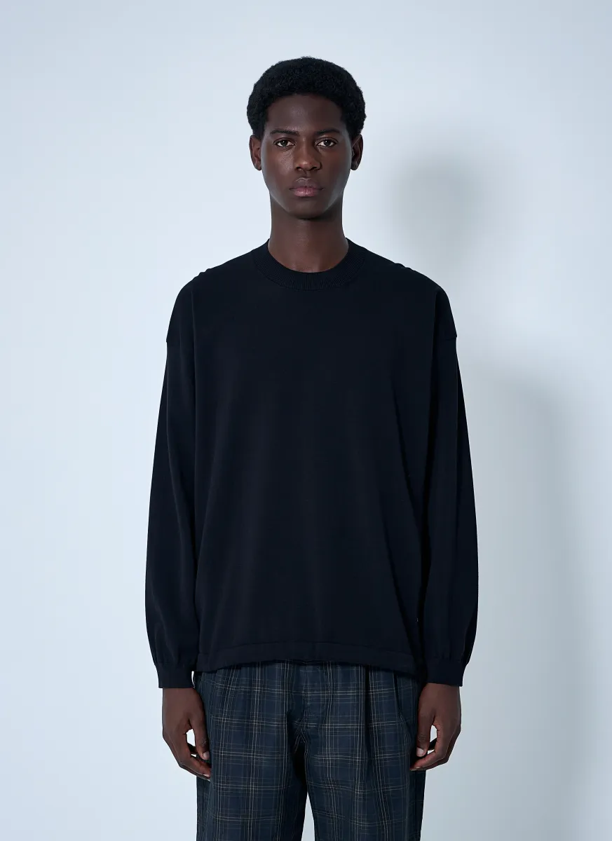 Logo Print Cotton Sweater
