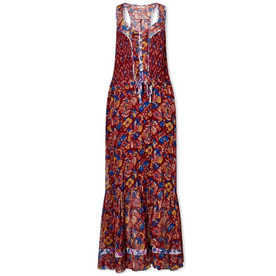 Isabel Marant Etoile Randia Sleeveless Printed Dress