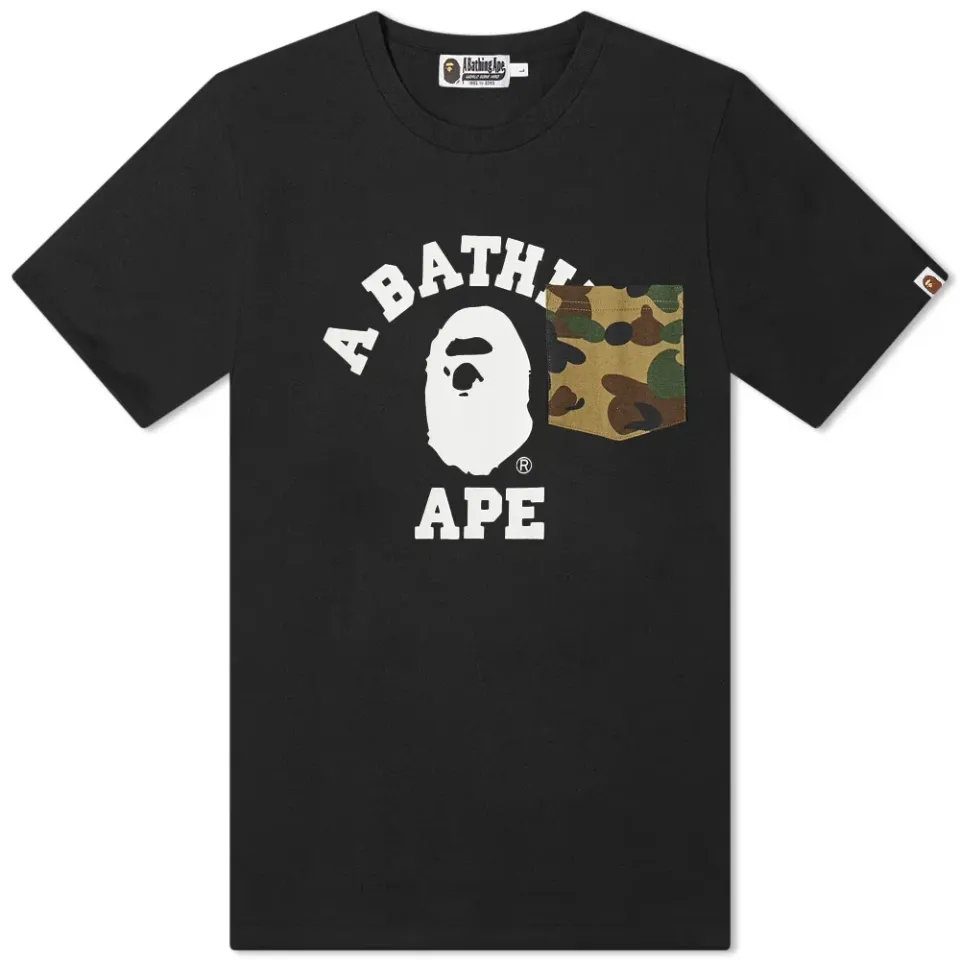 College 1st Camo Pocket T-Shirt
