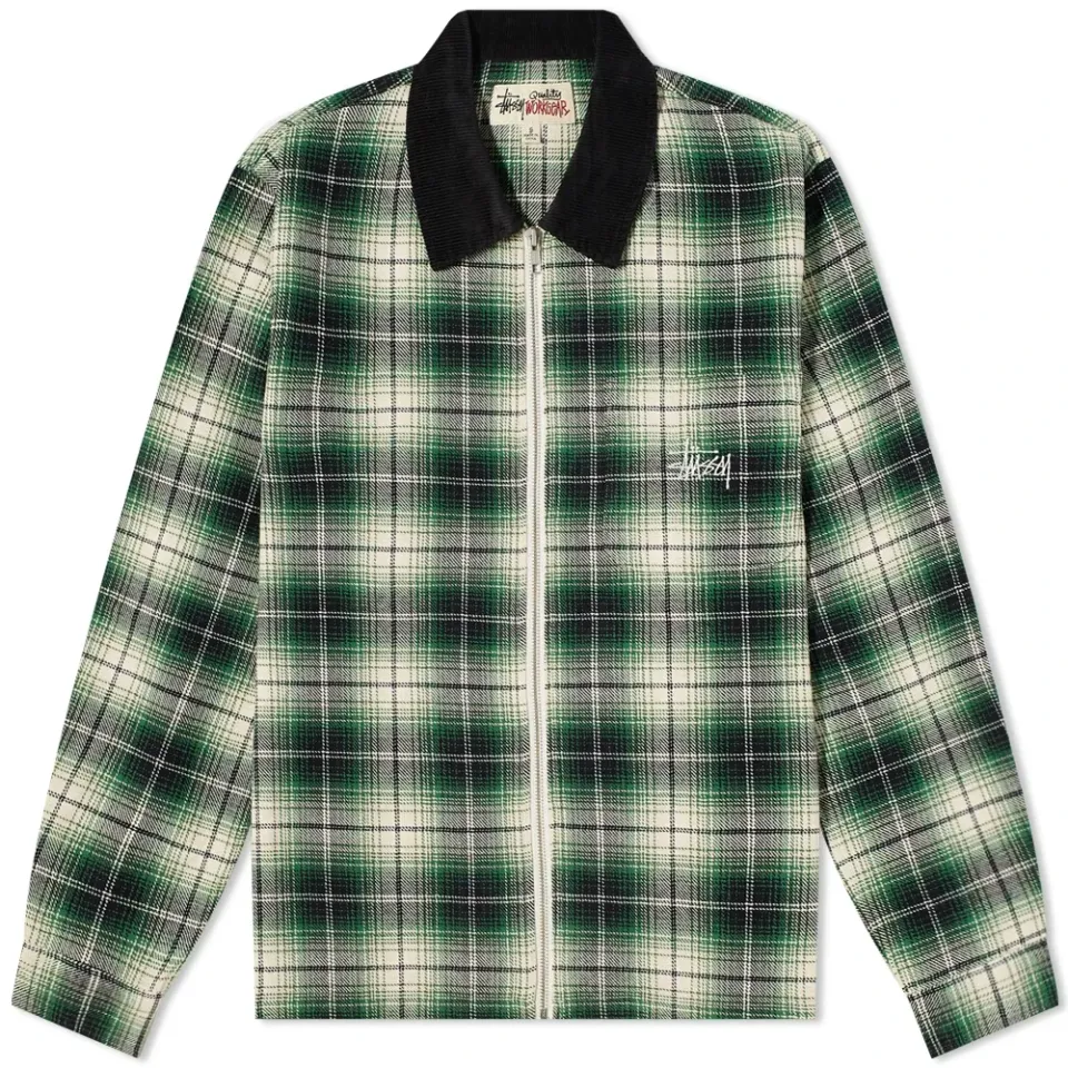 Frank Plaid Zip Shirt
