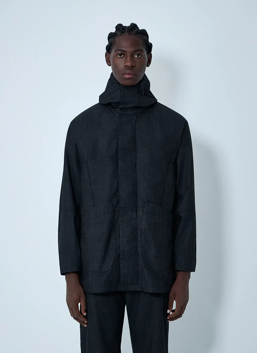Hooded Wool Jacket