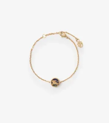 Knight Coin Bracelet in Gold/blue