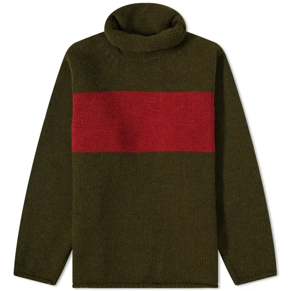 Striped Rollneck Knit