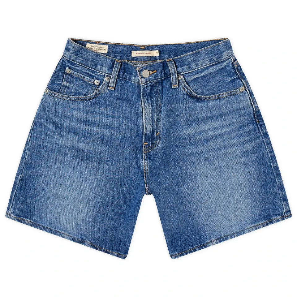 High Rise Baggy Shorts