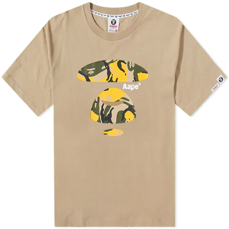 AAPE Camo Moon Face T-Shirt