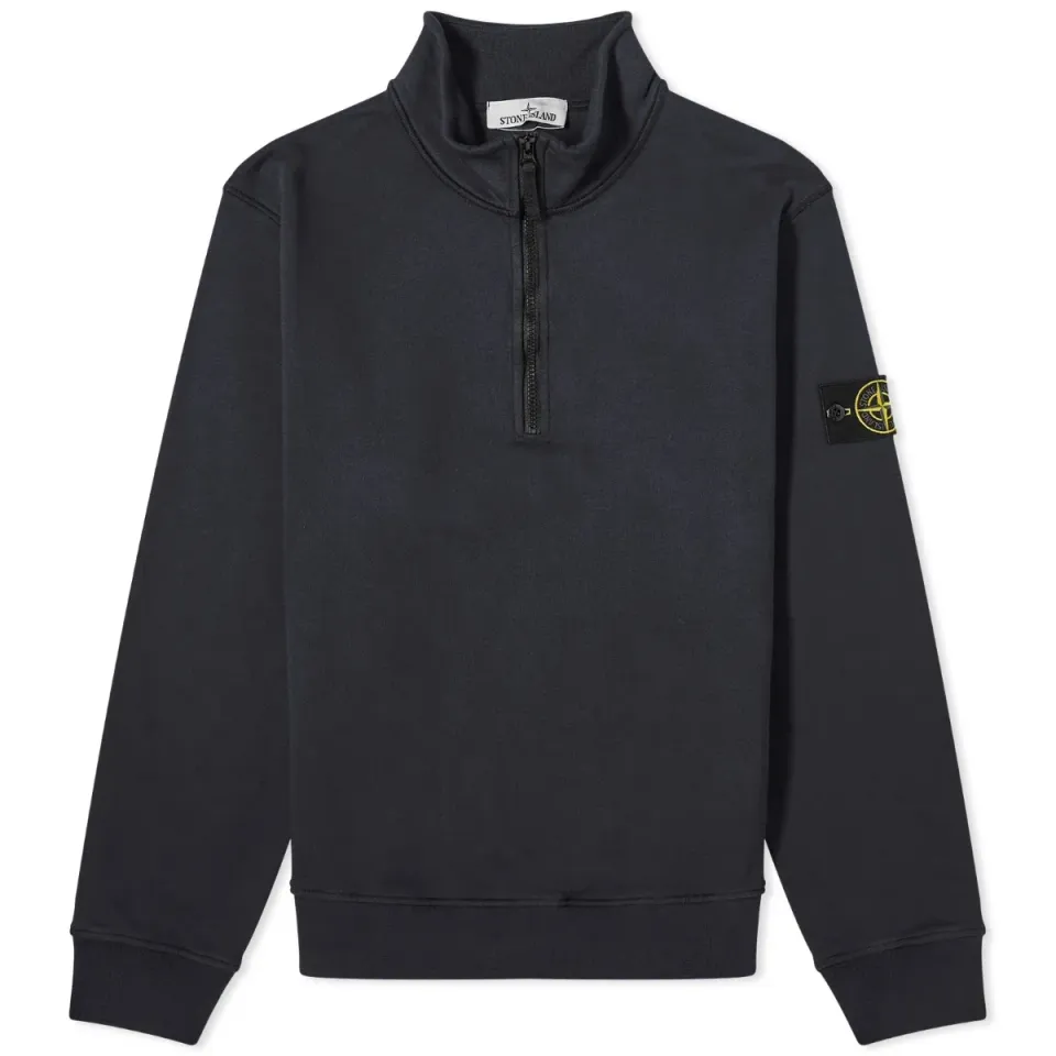 Garment Dyed Half Zip Sweat