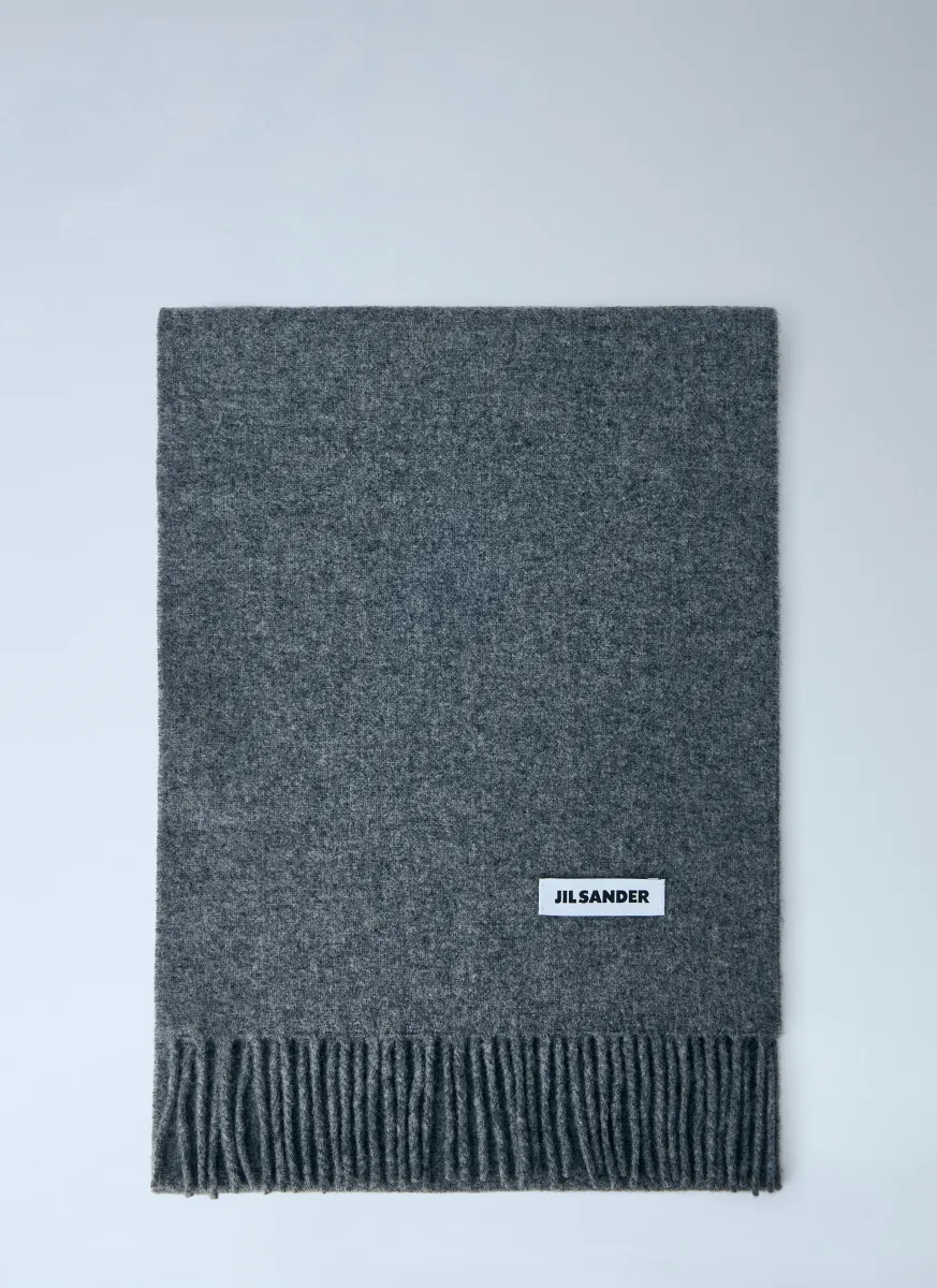 Fringed Wool Scarf