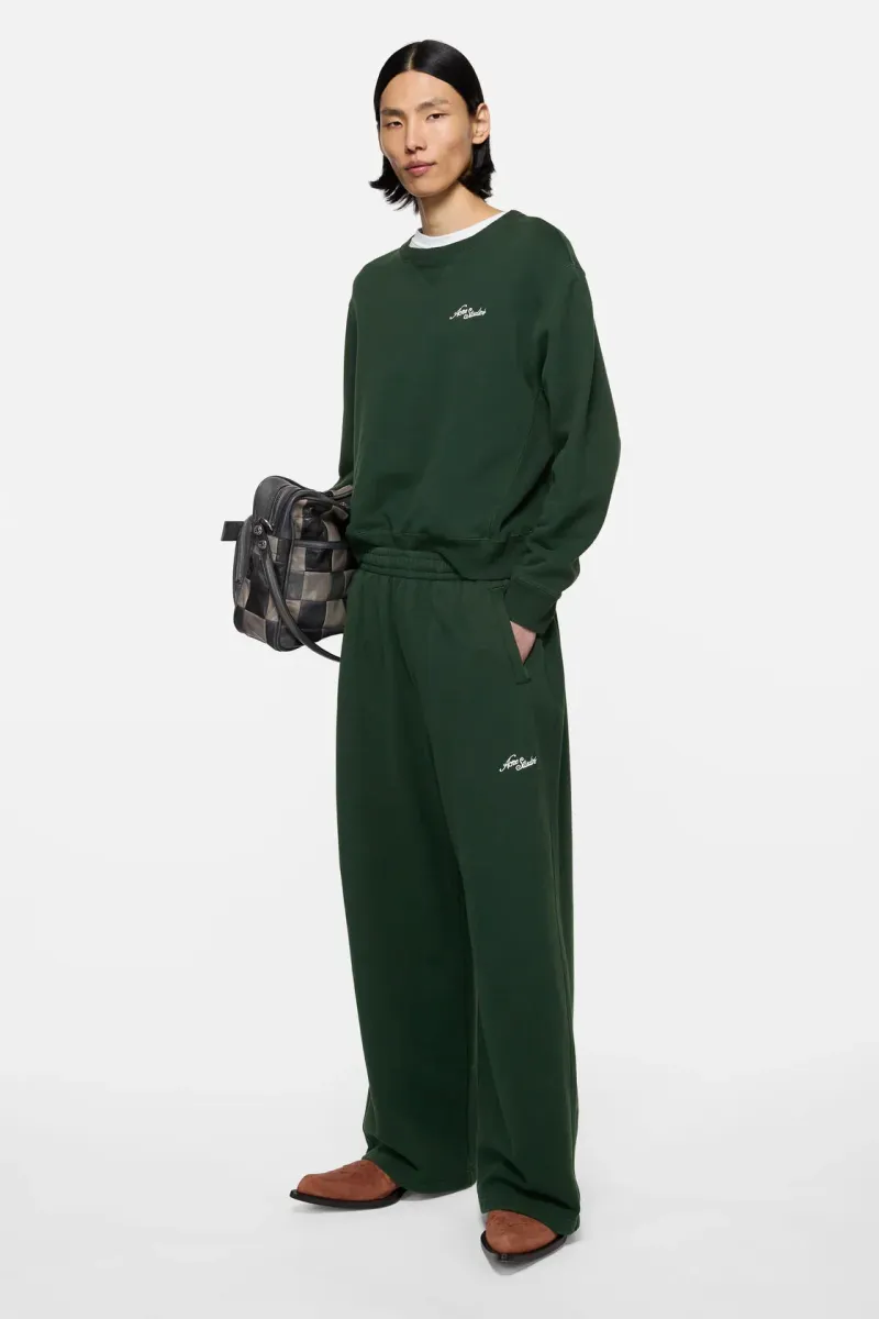 Fleece sweatshirt with logo