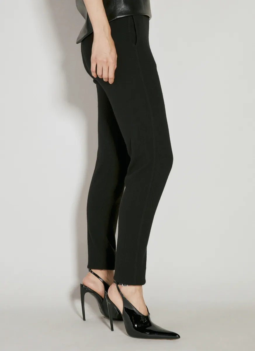 High-Waisted Cashmere Leggings