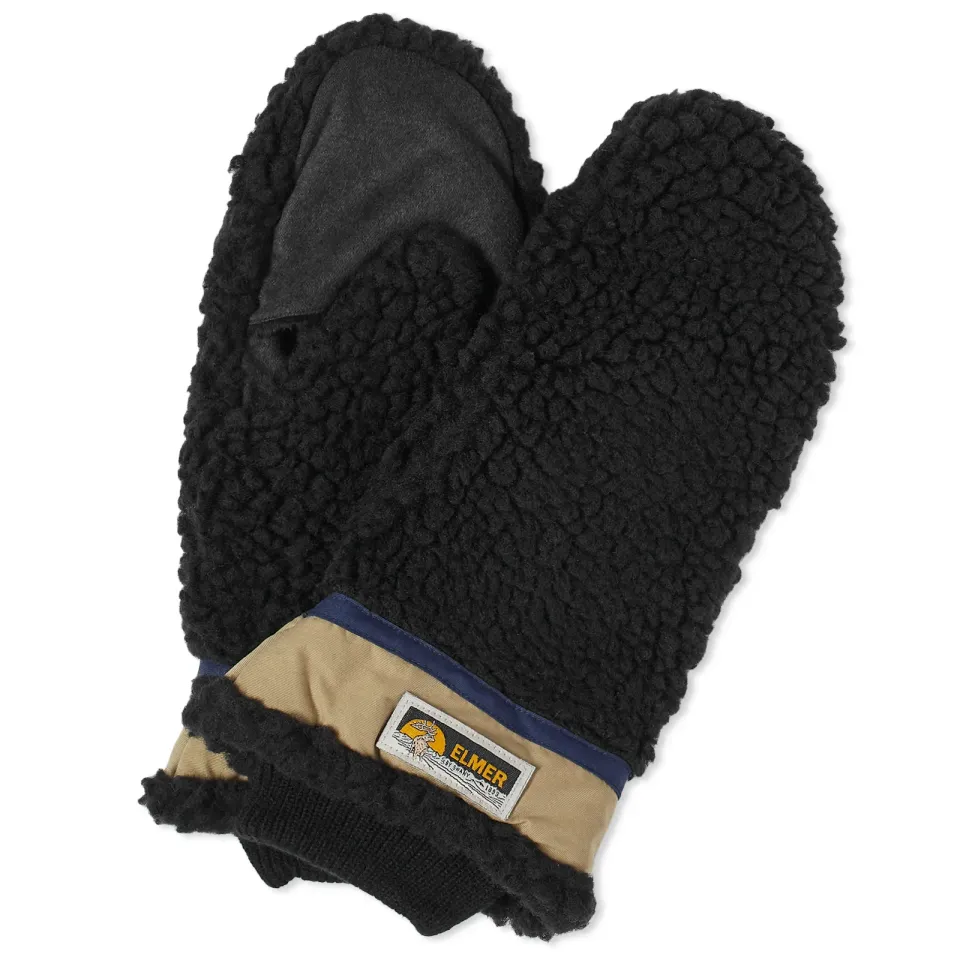 Wool Pile Flip Mitten