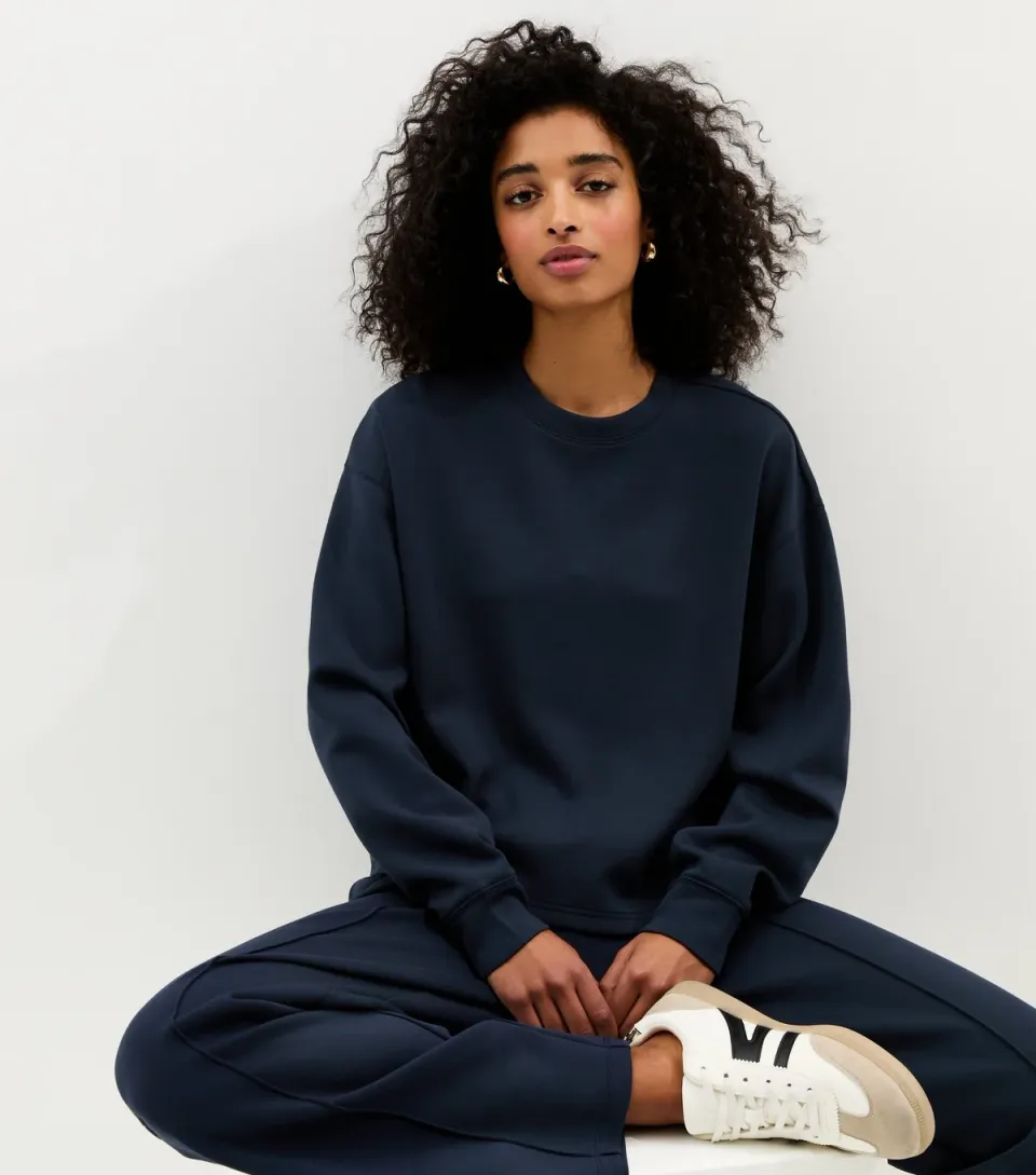 Women's Premium Navy Sweatshirt