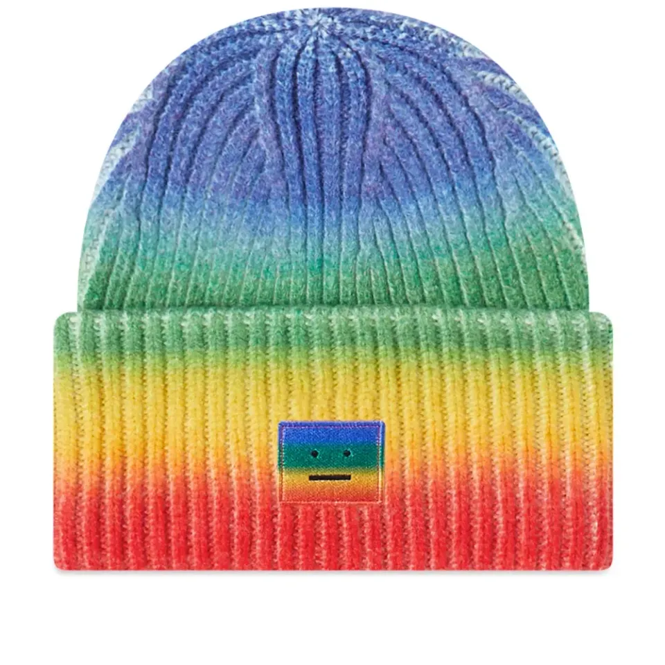 Pansy Rainbow Face Beanie