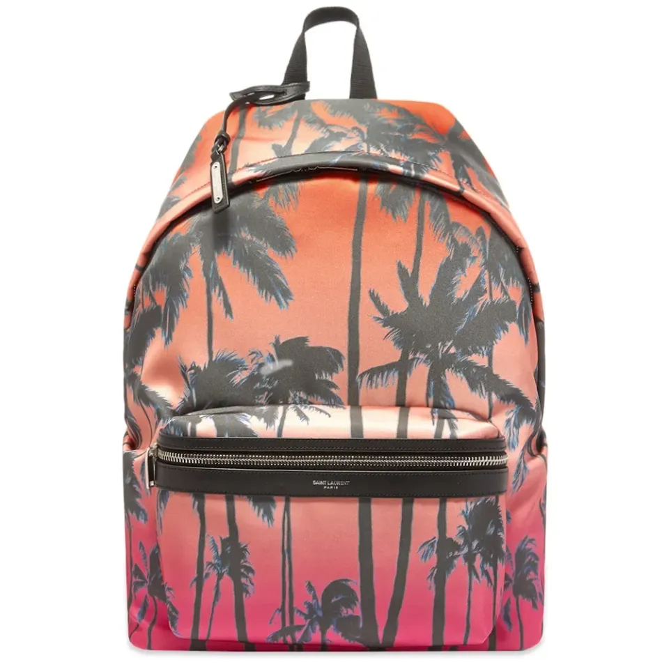 Palm Print City Backpack