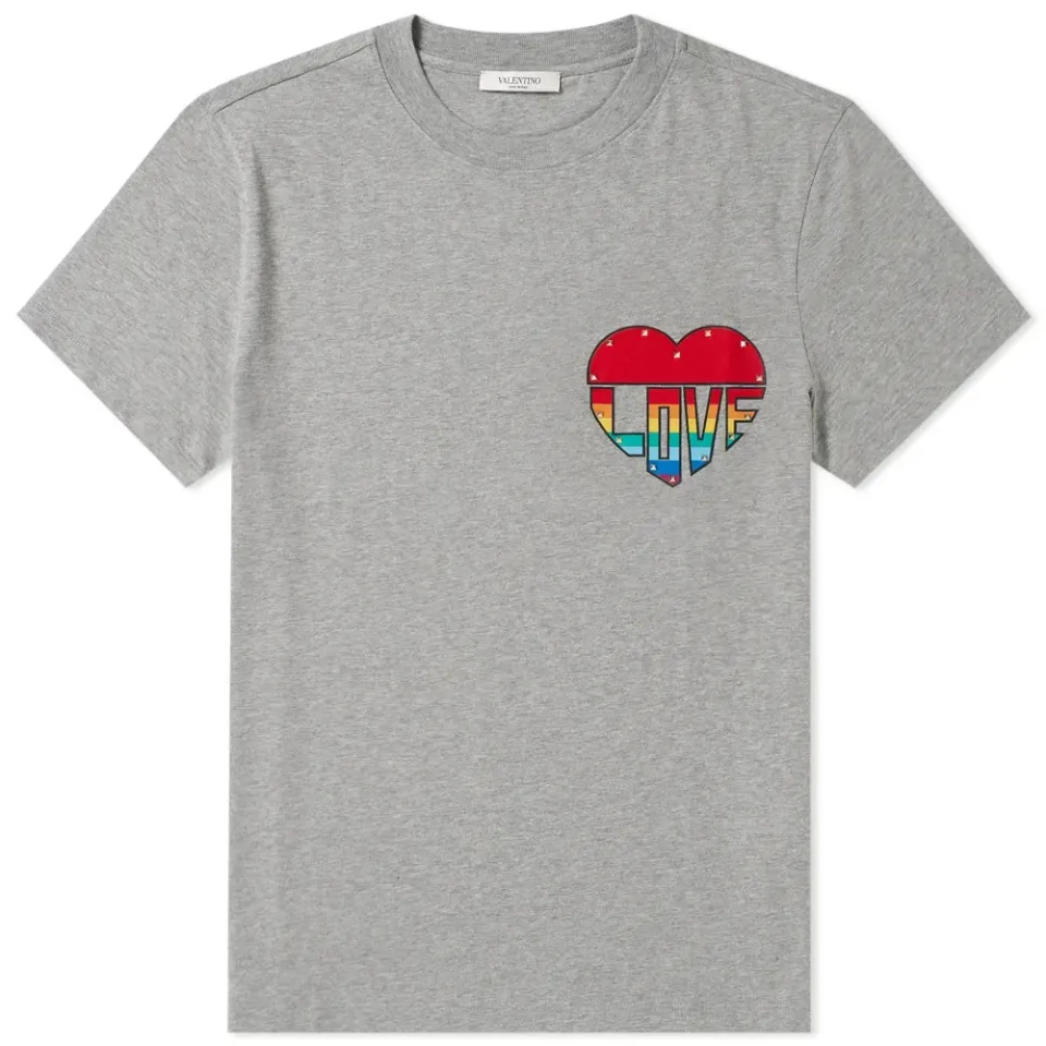 Love & Star Print Tee