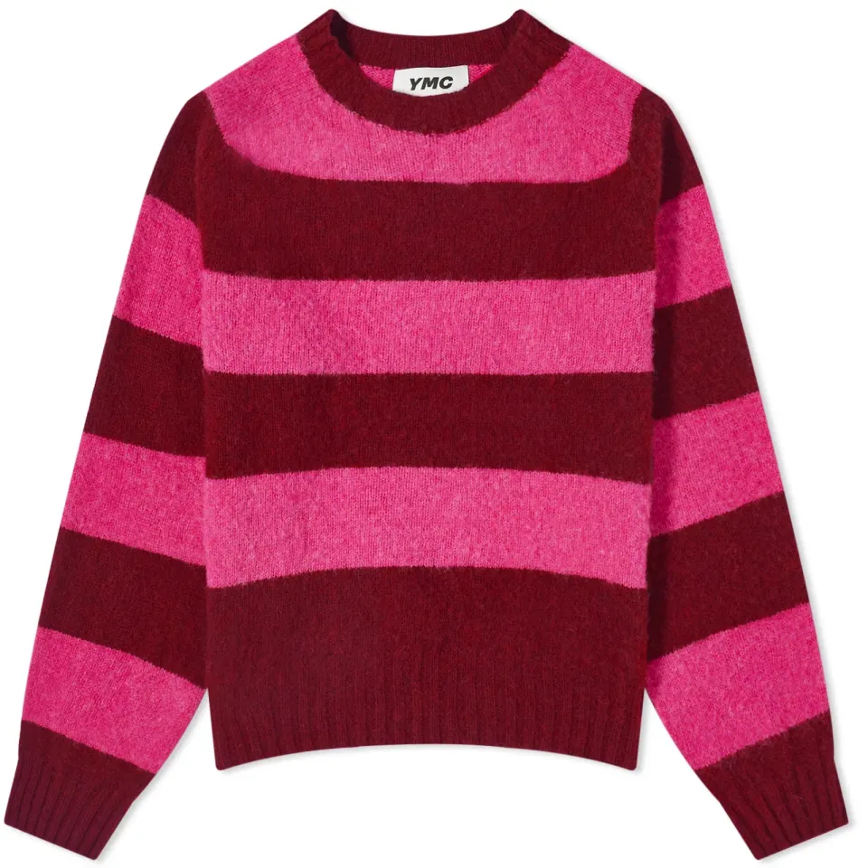Jets Stripe Crew Knit