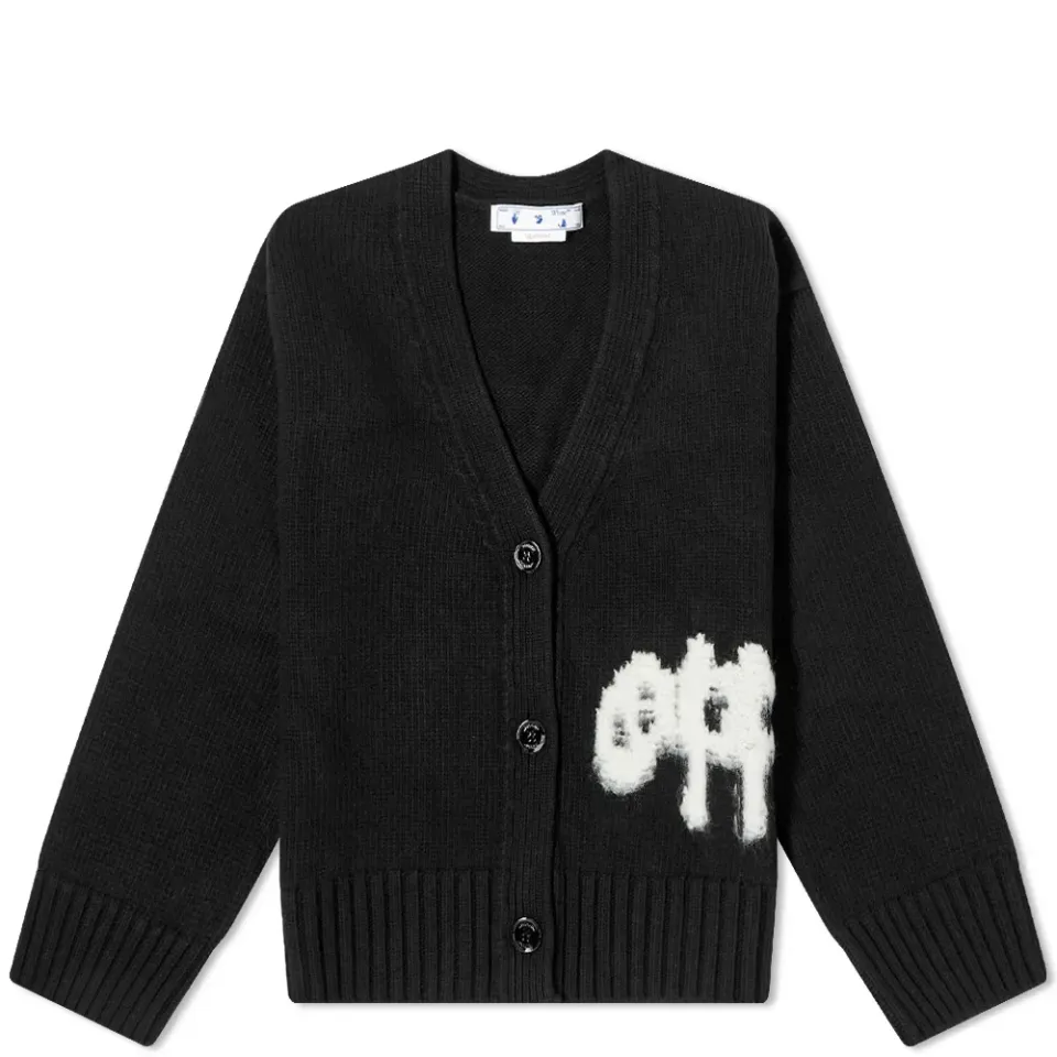 Logo Intarsia Cardigan