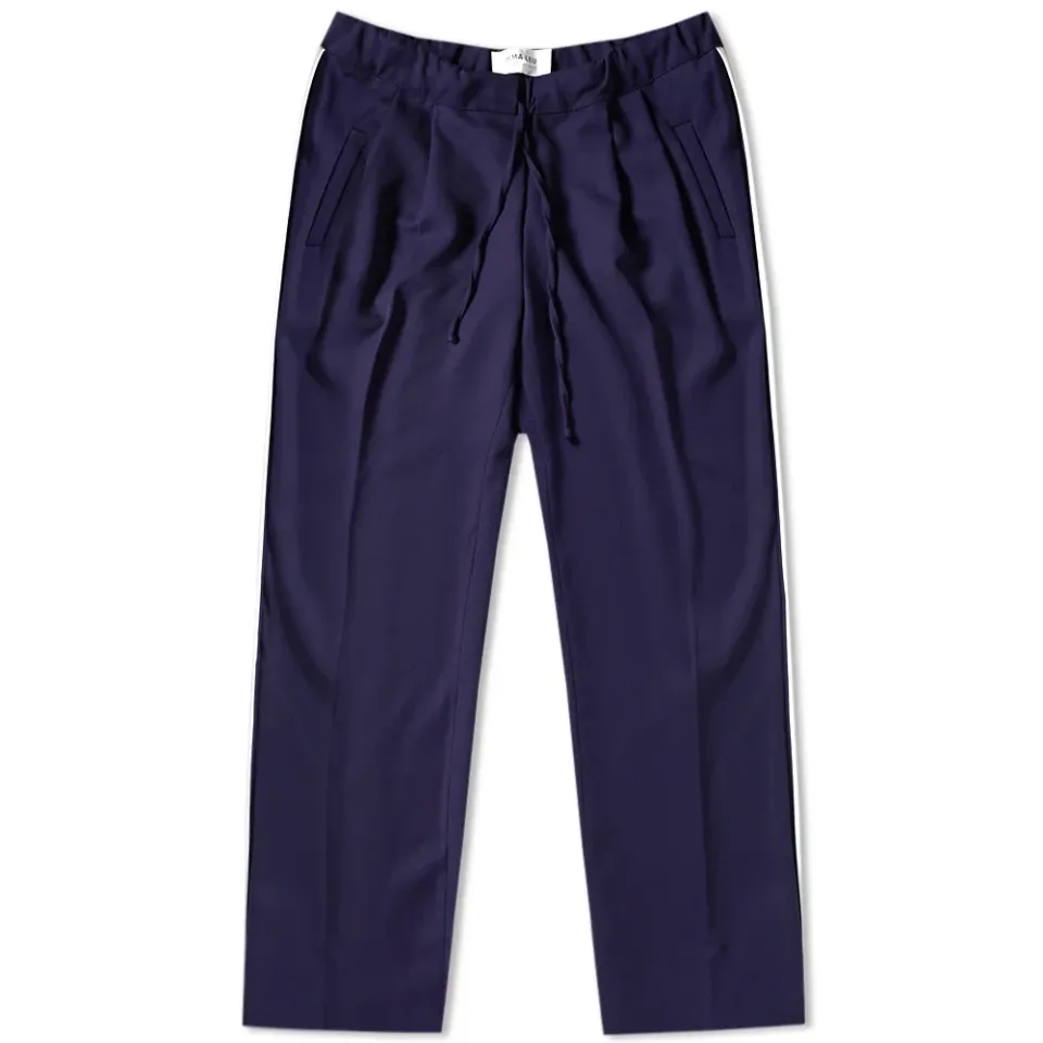 Wool Gabardine Pleated Trouser