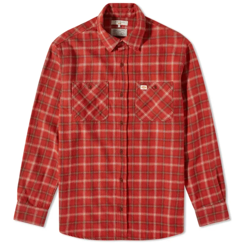 Nudie Filip Flannel Lumber Check
