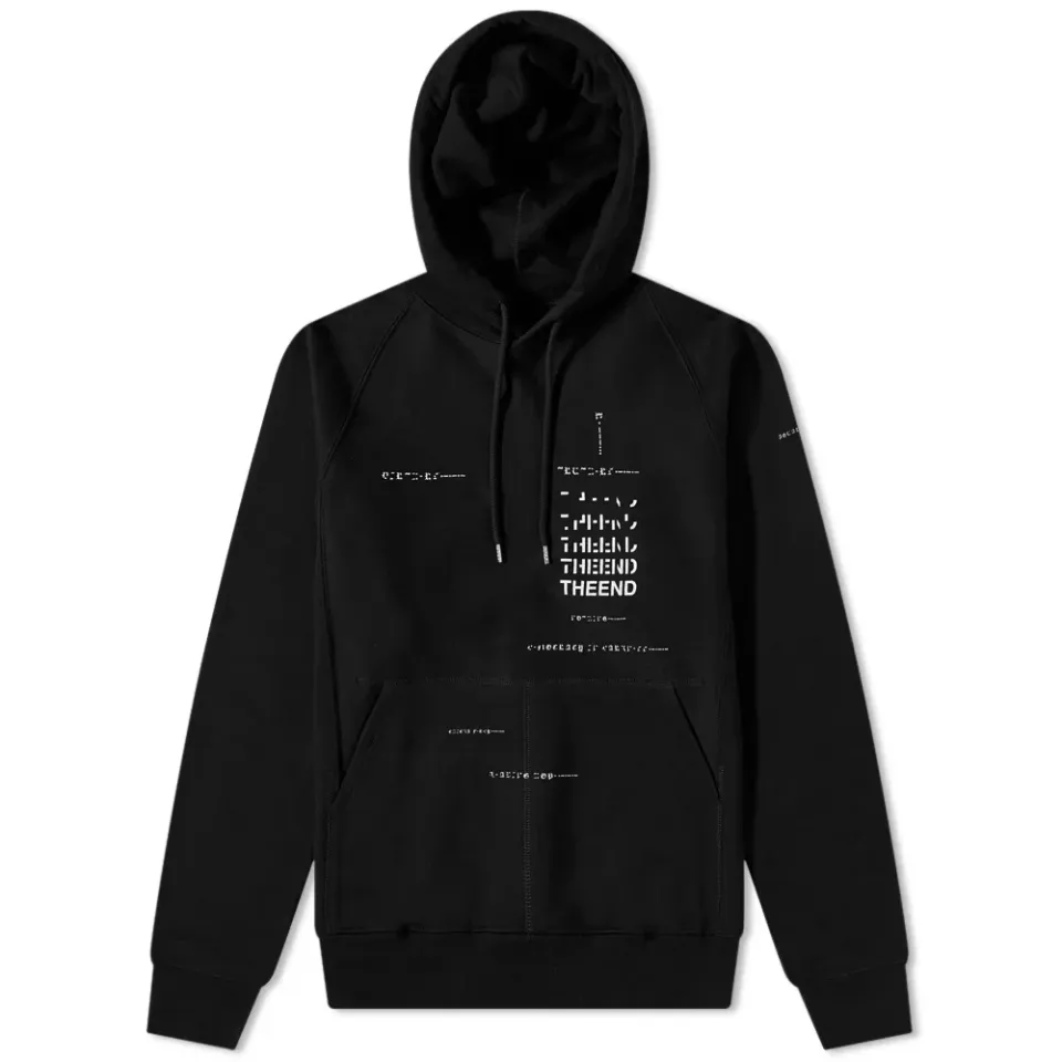 TAKAHIROMIYASHITA TheSoloist. Geometric Morse Code Hoody