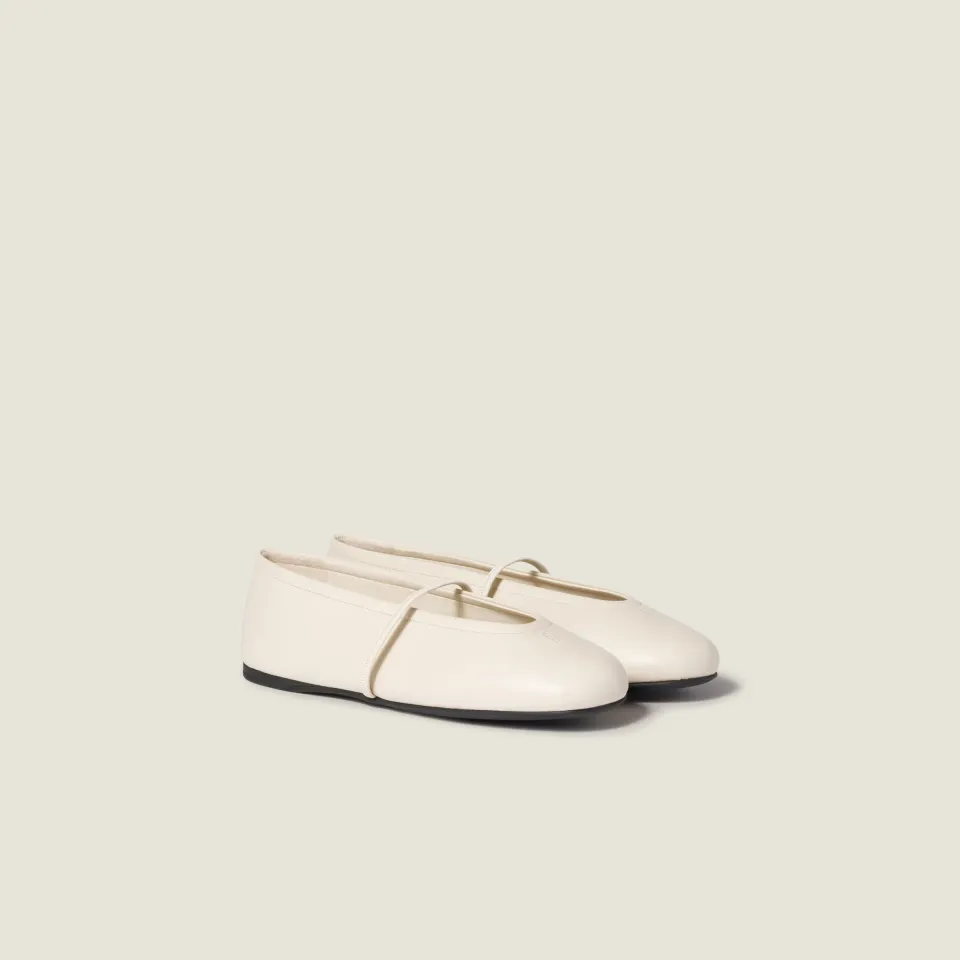 Nappa leather ballerinas