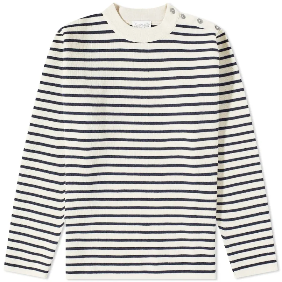 Naval Stripe Crew Knit
