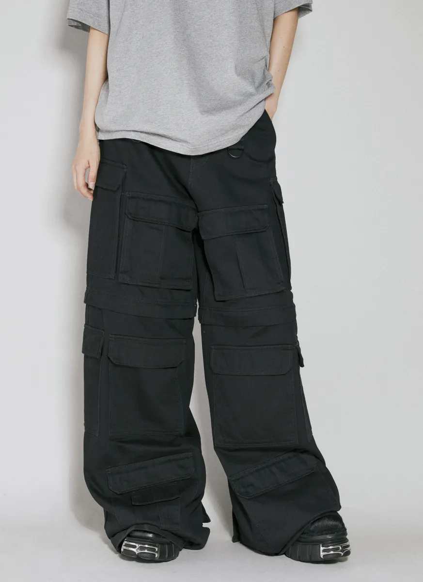 Wide Leg Cargo Pants