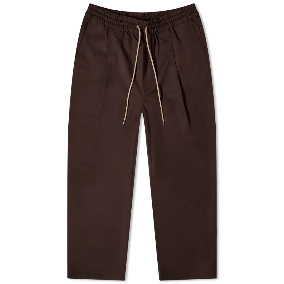 Pleated Cropped Pant