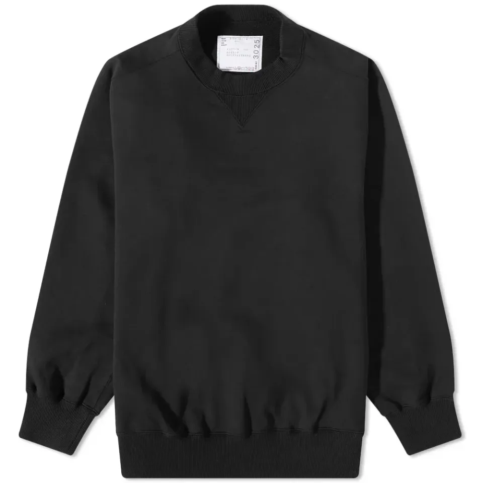 S Logo Split Seam Crew Sweat