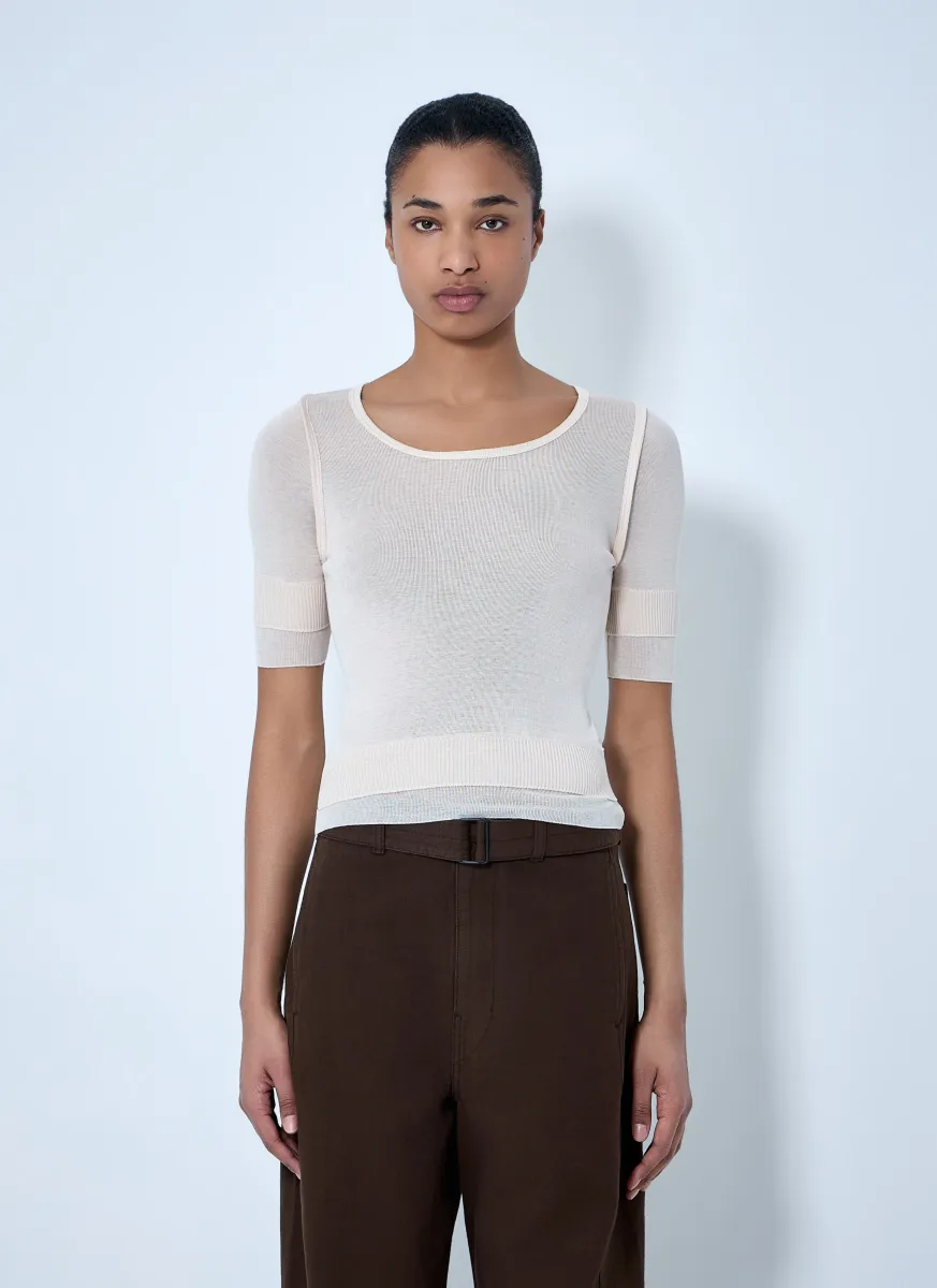 Sheer Knit Top