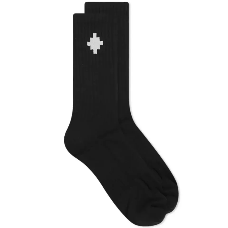 Cross Sideway Midhigh Sock