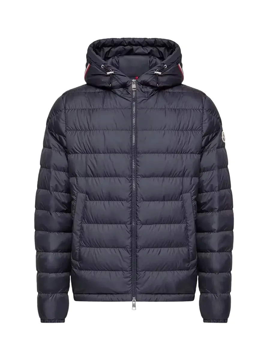 Men Vermeille Hooded Short Jacket Navy