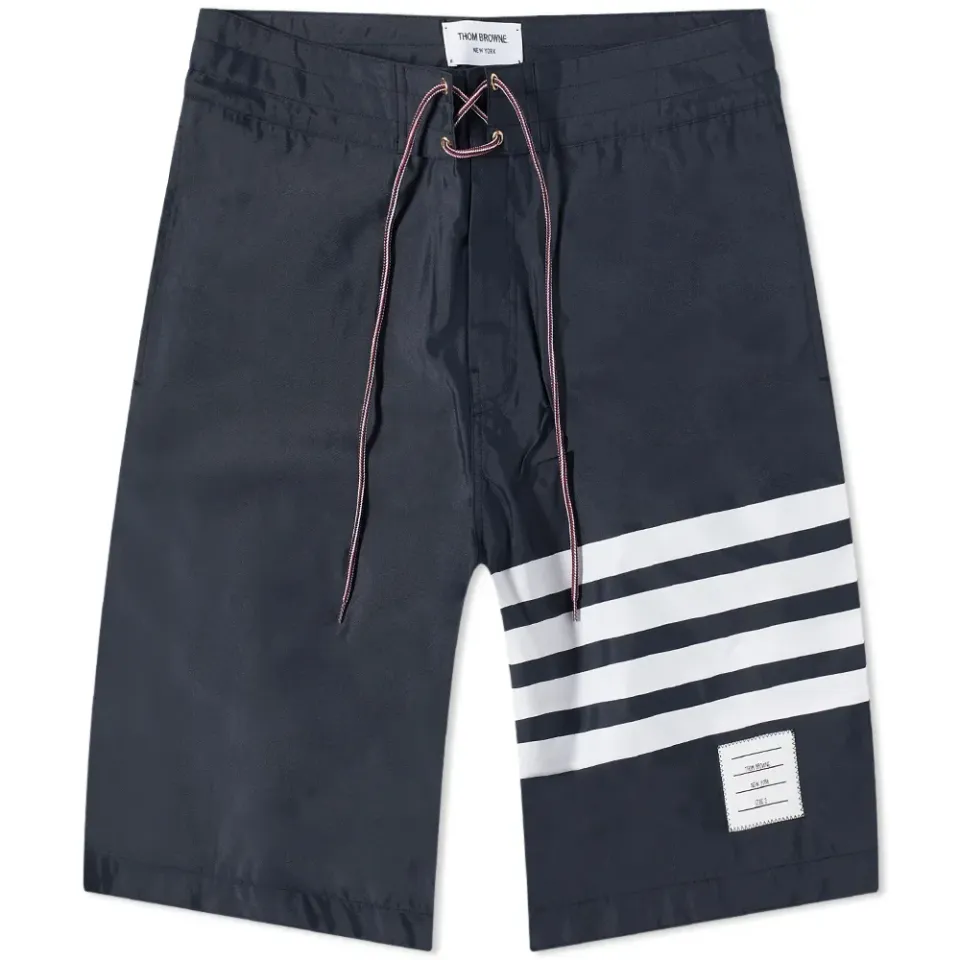 Swim Tech Engineered Stripe Board Shorts