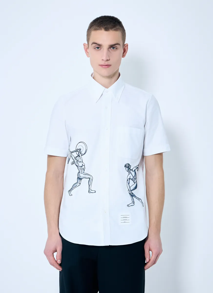 Embroidered Cording Shirt