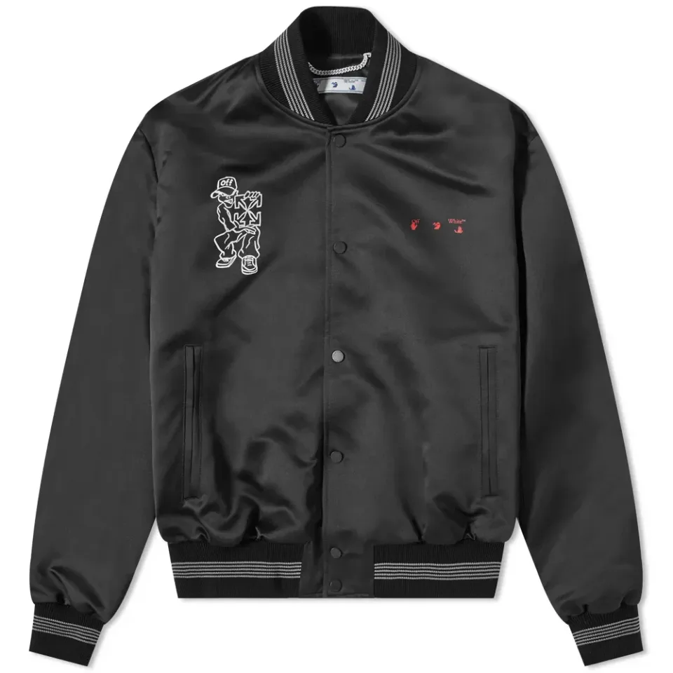 END. x Off-White Till The End Varsity Jacket