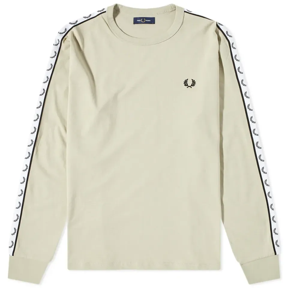 Long Sleeve Taped Logo T-Shirt
