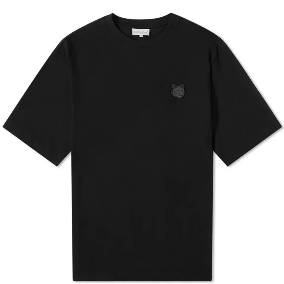 Tonal Fox Head Patch Oversize T-Shirt