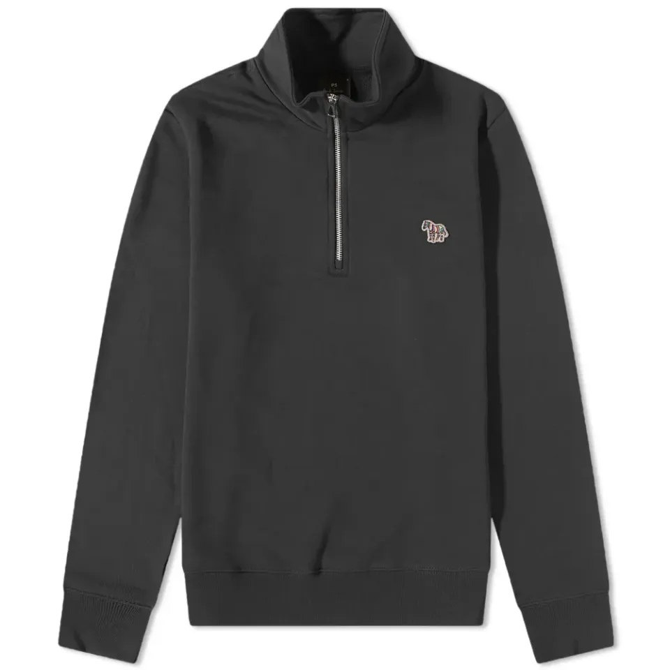 Zebra Half Zip Sweat