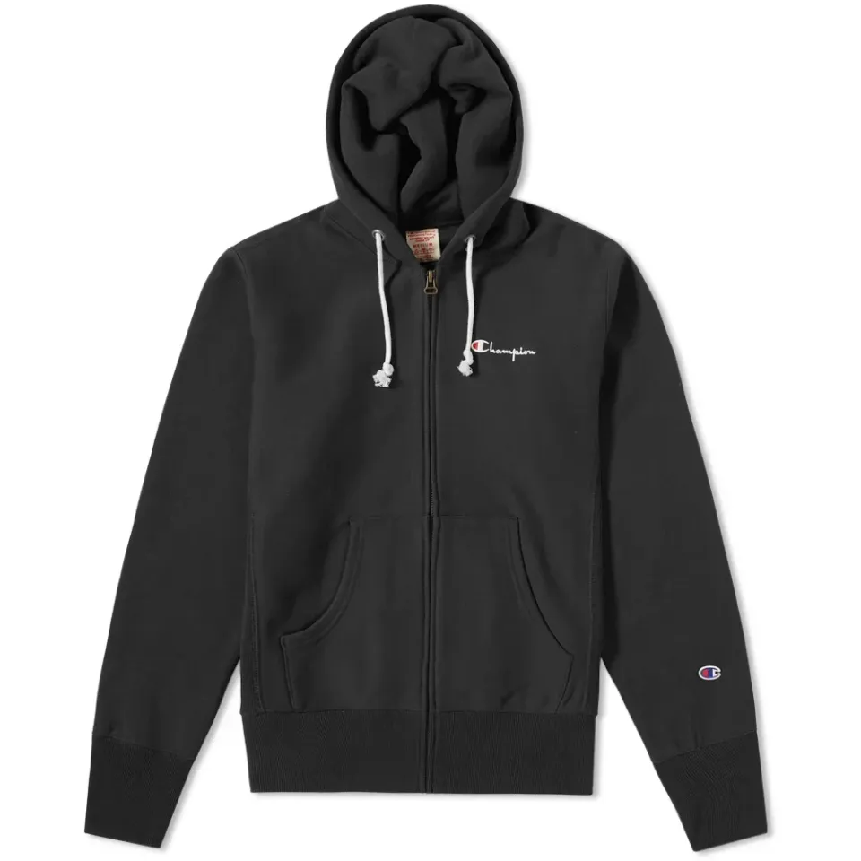 Script Logo Zip Hoody
