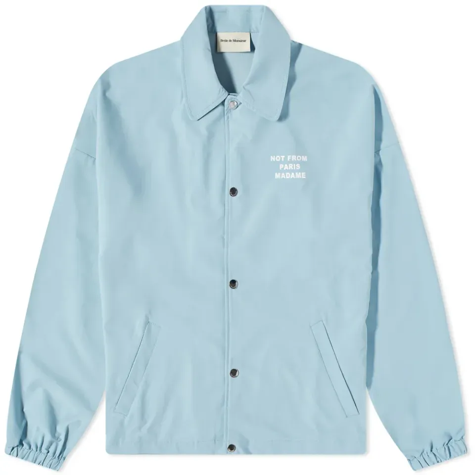 Drôle de Monsieur Slogan Coach Jacket