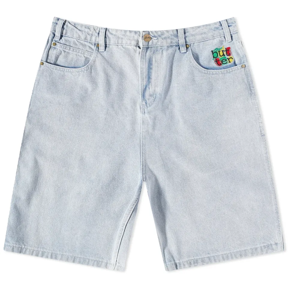 Scribble Denim Shorts
