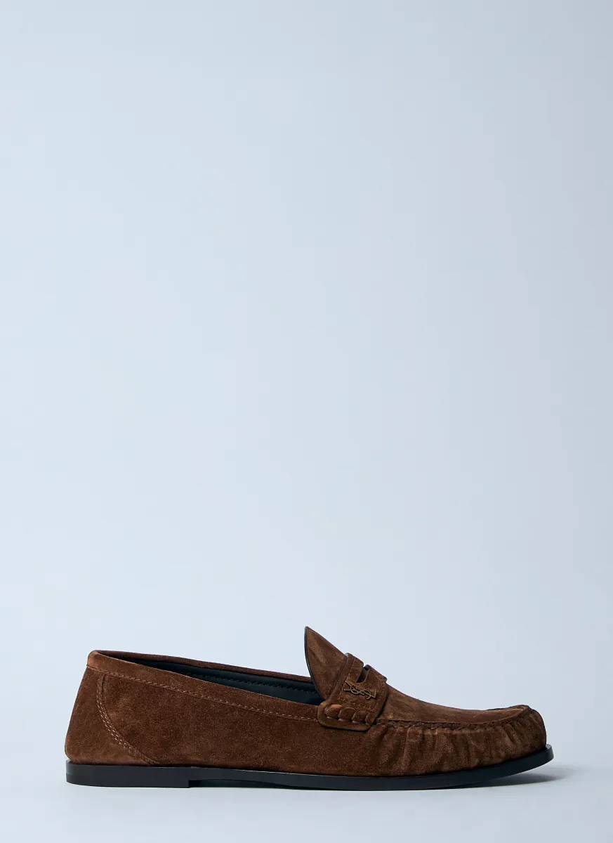 Laurent Suede Loafers