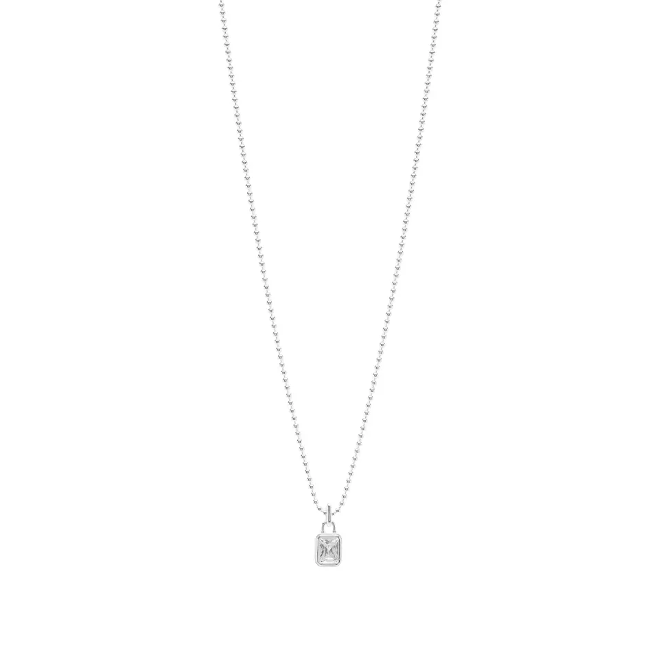 Mini Solitaire Pendant Necklace