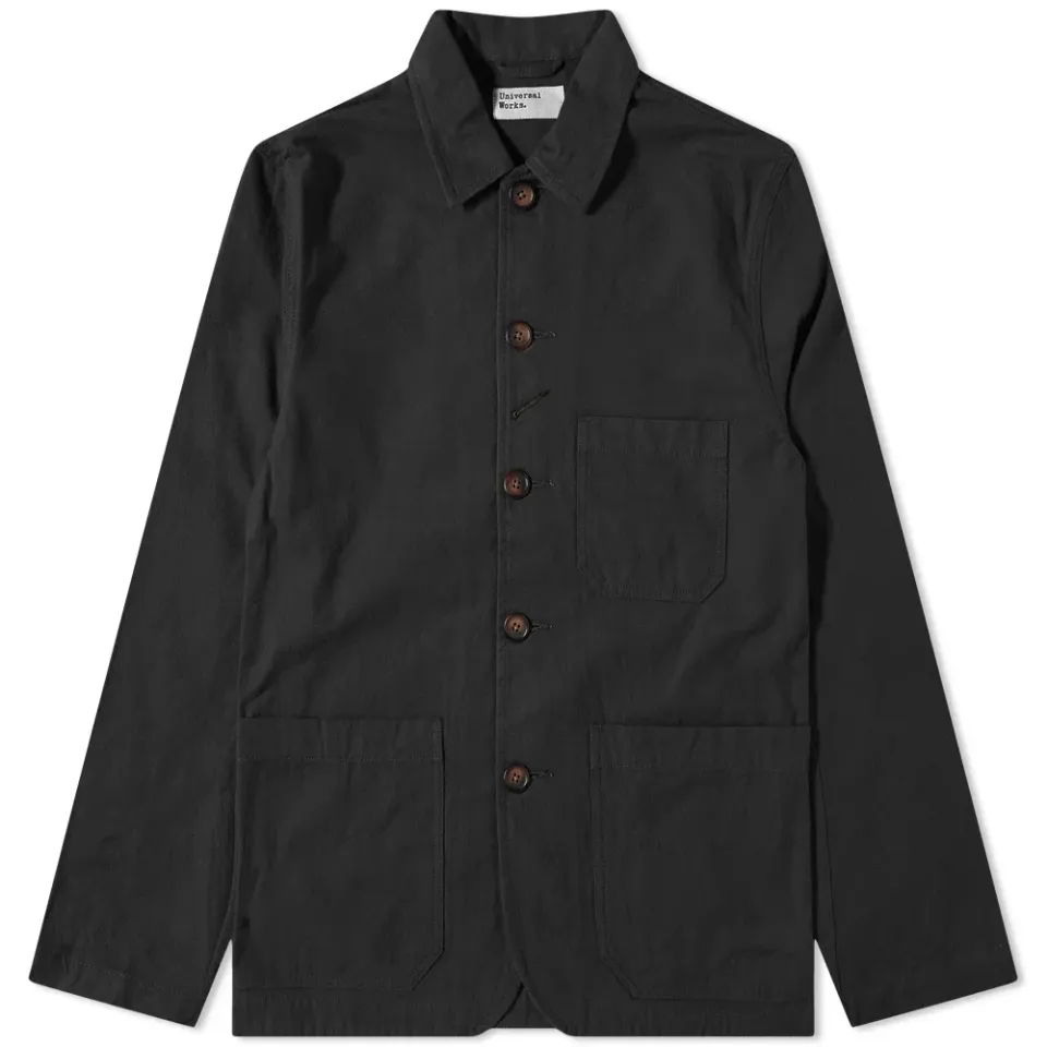 Nebraska Brushed Cotton Bakers Chore jacket
