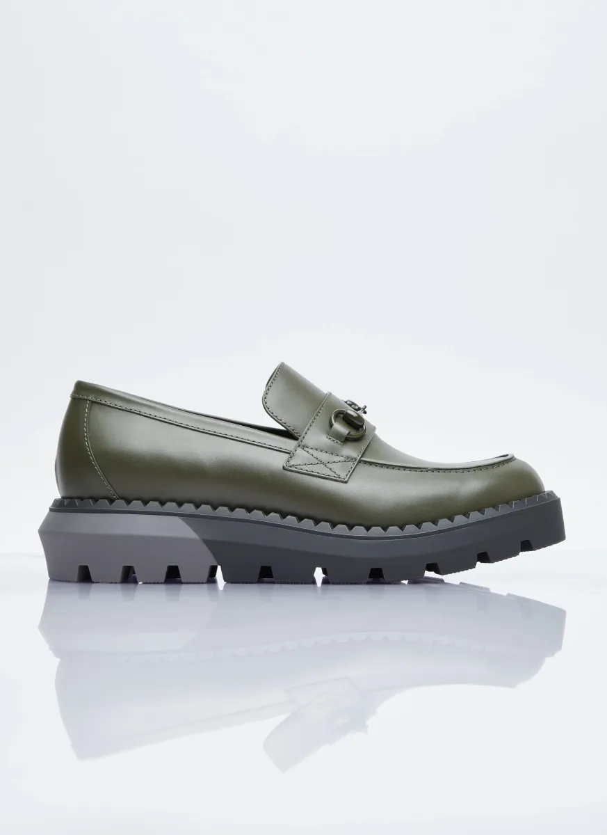 Horsebit Leather Loafers