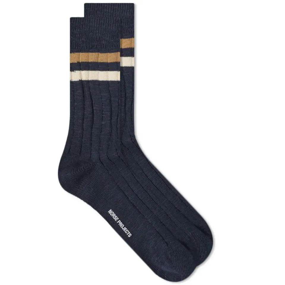 Bjarki Slub Stripe Sock