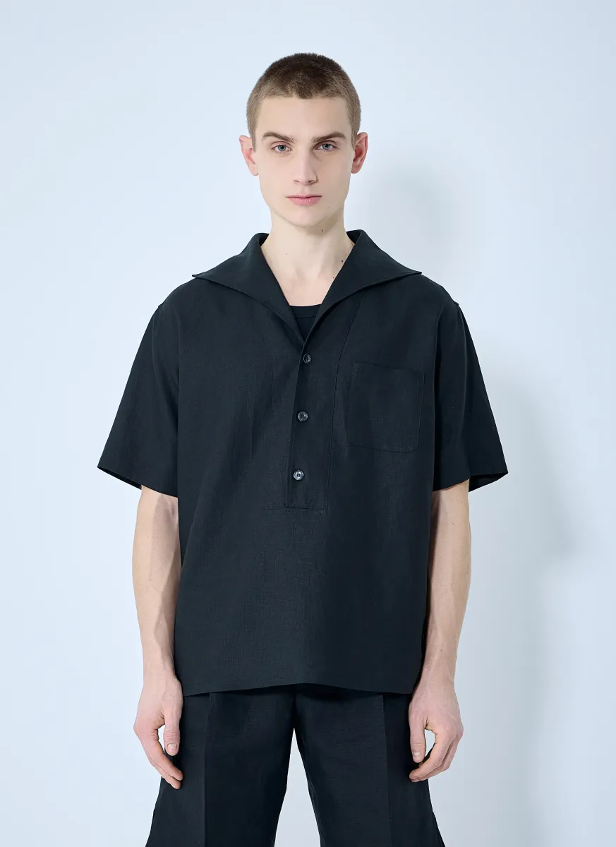 Linen Polo Shirt