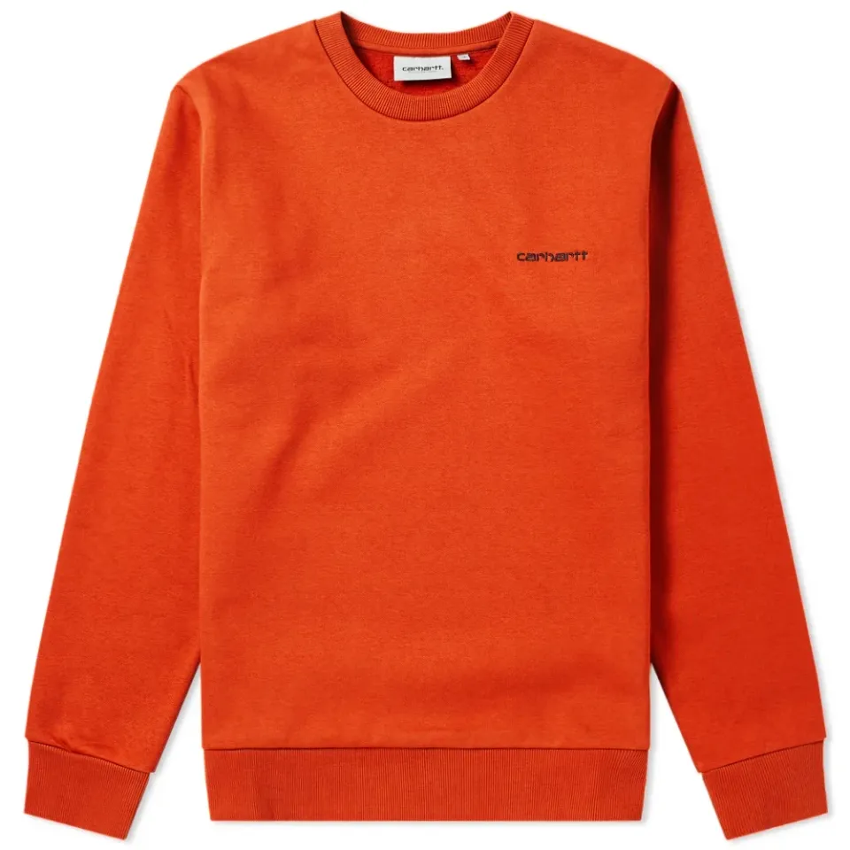 Script Embroidery Crew Sweat