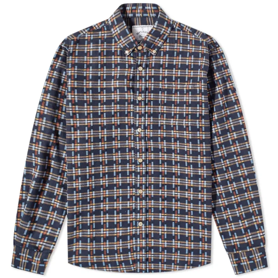 Crossroad Button Down Ikat Shirt