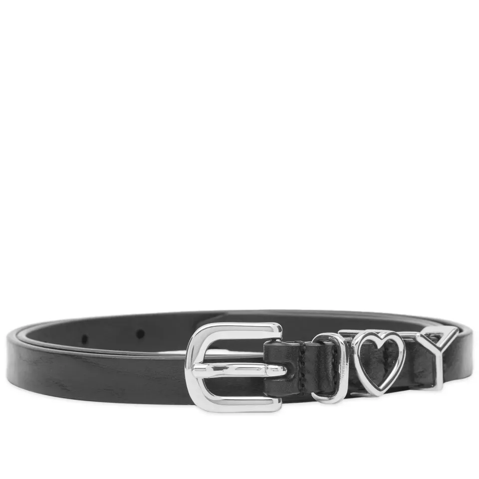 SKINNY Y HEART BELT 15 MM